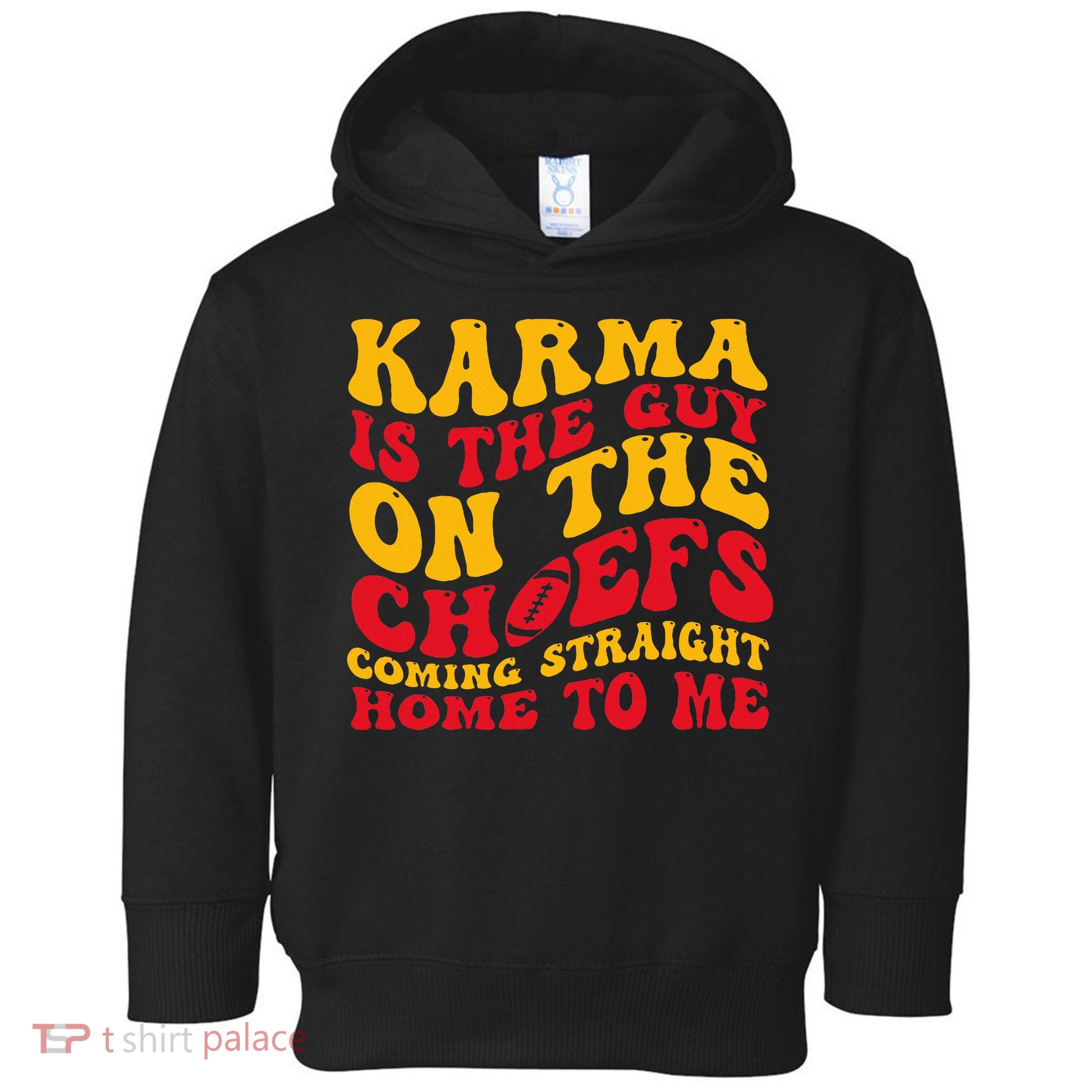 Groovy Karma Is the Guy on the Chief  Toddler Hoodie