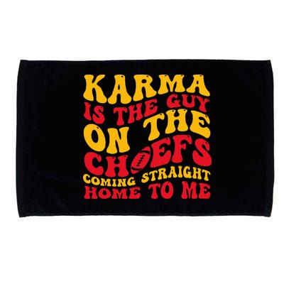  Groovy Karma Is the Guy on the Chief  Microfiber Hand Towel