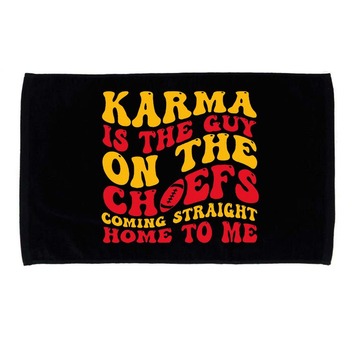  Groovy Karma Is the Guy on the Chief  Microfiber Hand Towel