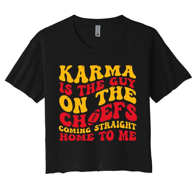  Groovy Karma Is the Guy on the Chief  Crop Top