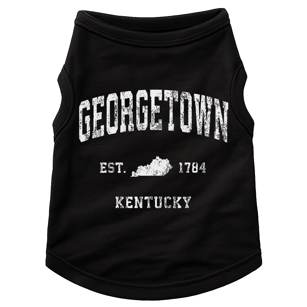 Georgetown Kentucky Ky Vintage Athletic Sports Design Doggie Tank