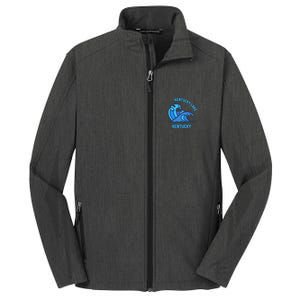 Graphic Kentucky Lake Kentucky Pocket Wave Souvenir Core Soft Shell Jacket