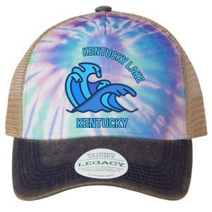 Graphic Kentucky Lake Kentucky Pocket Wave Souvenir Legacy Tie Dye Trucker Hat