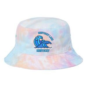 Graphic Kentucky Lake Kentucky Pocket Wave Souvenir Tie Dye Newport Bucket Hat