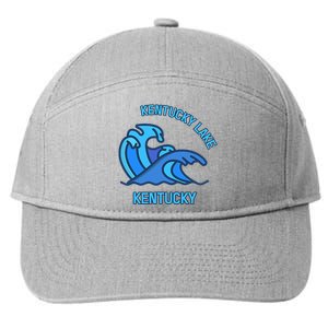 Graphic Kentucky Lake Kentucky Pocket Wave Souvenir 7-Panel Snapback Hat