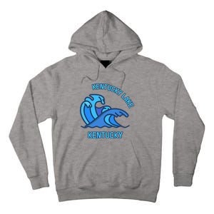 Graphic Kentucky Lake Kentucky Pocket Wave Souvenir Tall Hoodie