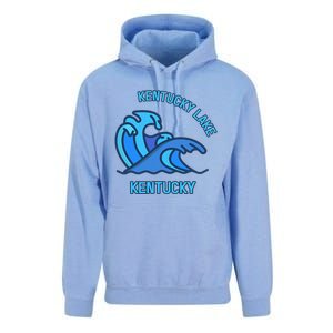 Graphic Kentucky Lake Kentucky Pocket Wave Souvenir Unisex Surf Hoodie