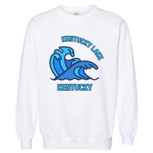 Graphic Kentucky Lake Kentucky Pocket Wave Souvenir Garment-Dyed Sweatshirt