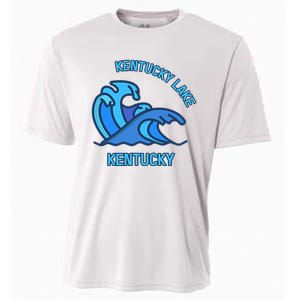 Graphic Kentucky Lake Kentucky Pocket Wave Souvenir Cooling Performance Crew T-Shirt