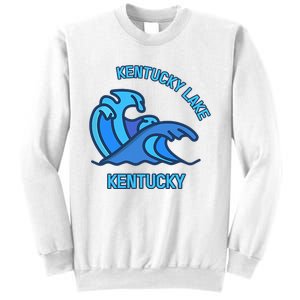 Graphic Kentucky Lake Kentucky Pocket Wave Souvenir Sweatshirt