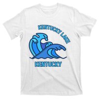 Graphic Kentucky Lake Kentucky Pocket Wave Souvenir T-Shirt