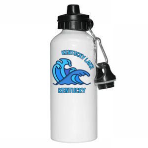 Graphic Kentucky Lake Kentucky Pocket Wave Souvenir Aluminum Water Bottle