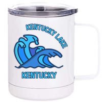 Graphic Kentucky Lake Kentucky Pocket Wave Souvenir 12 oz Stainless Steel Tumbler Cup