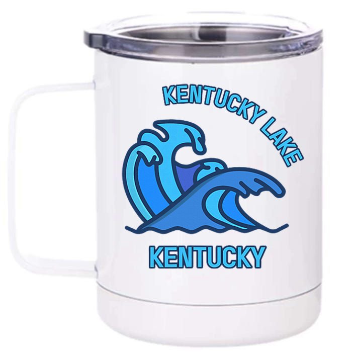 Graphic Kentucky Lake Kentucky Pocket Wave Souvenir 12 oz Stainless Steel Tumbler Cup