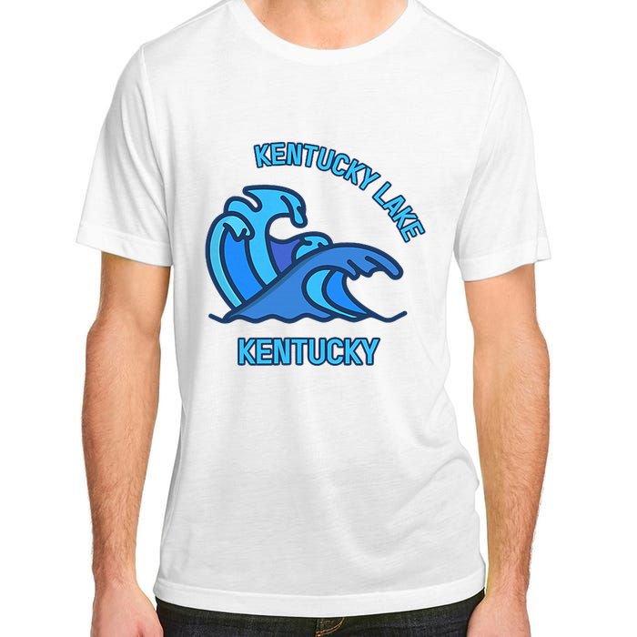 Graphic Kentucky Lake Kentucky Pocket Wave Souvenir Adult ChromaSoft Performance T-Shirt