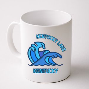 Graphic Kentucky Lake Kentucky Pocket Wave Souvenir Coffee Mug