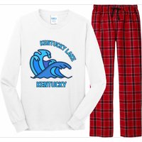 Graphic Kentucky Lake Kentucky Pocket Wave Souvenir Long Sleeve Pajama Set