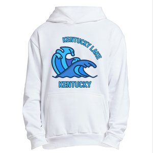 Graphic Kentucky Lake Kentucky Pocket Wave Souvenir Urban Pullover Hoodie