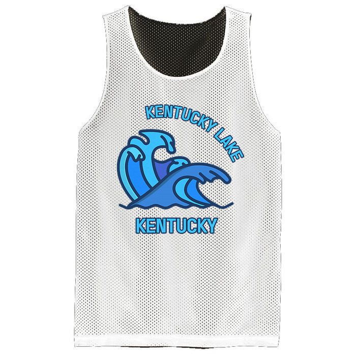 Graphic Kentucky Lake Kentucky Pocket Wave Souvenir Mesh Reversible Basketball Jersey Tank