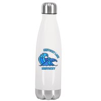 Graphic Kentucky Lake Kentucky Pocket Wave Souvenir Stainless Steel Insulated Water Bottle