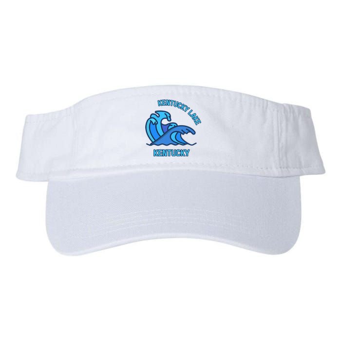 Graphic Kentucky Lake Kentucky Pocket Wave Souvenir Valucap Bio-Washed Visor