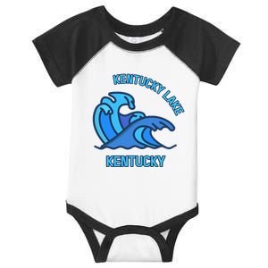 Graphic Kentucky Lake Kentucky Pocket Wave Souvenir Infant Baby Jersey Bodysuit