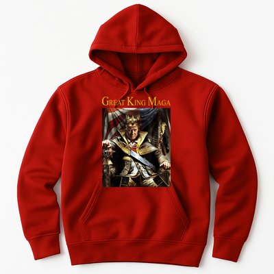 Great King Maga Donald Trump Throne Hoodie