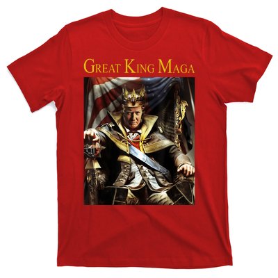 Great King Maga Donald Trump Throne T-Shirt