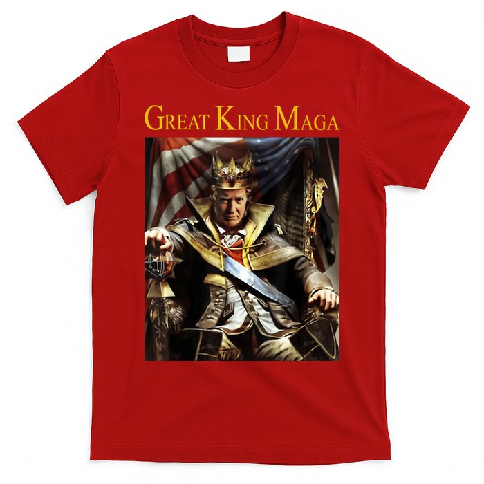 Great King Maga Donald Trump Throne T-Shirt