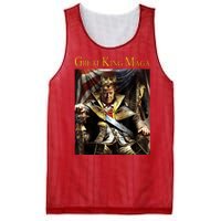 Great King Maga Donald Trump Throne Mesh Reversible Basketball Jersey Tank