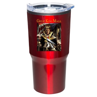 Great King Maga Donald Trump Throne Tumbler