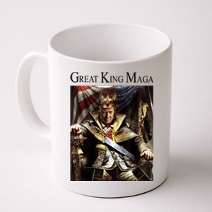 Great King Maga Donald Trump Throne Coffee Mug