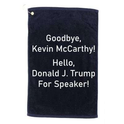 Goodbye Kevin McCarthy Hello Donald J. Trump For Speaker Golf Towel