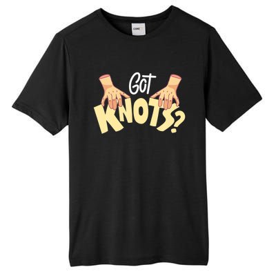 Got Knots Massage Therapist Reflexologist Therapeutic Tall Fusion ChromaSoft Performance T-Shirt