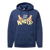 Got Knots Massage Therapist Reflexologist Therapeutic Performance Fleece Hoodie