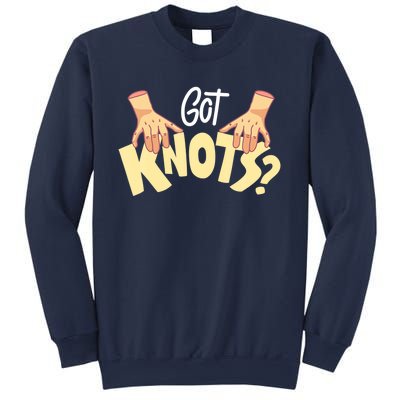 Got Knots Massage Therapist Reflexologist Therapeutic Sweatshirt