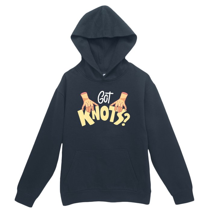 Got Knots Massage Therapist Reflexologist Therapeutic Urban Pullover Hoodie