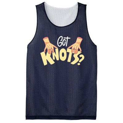 Got Knots Massage Therapist Reflexologist Therapeutic Mesh Reversible Basketball Jersey Tank