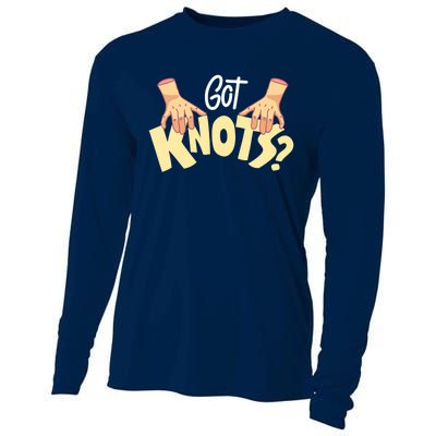 Got Knots Massage Therapist Reflexologist Therapeutic Cooling Performance Long Sleeve Crew