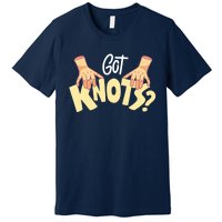 Got Knots Massage Therapist Reflexologist Therapeutic Premium T-Shirt