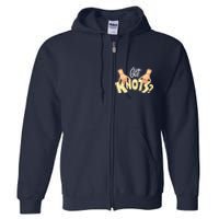 Got Knots Massage Therapist Reflexologist Therapeutic Full Zip Hoodie