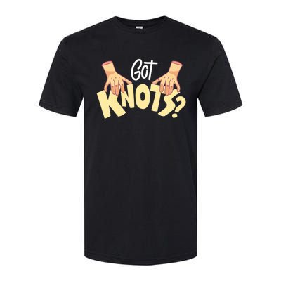 Got Knots Massage Therapist Reflexologist Therapeutic Softstyle CVC T-Shirt