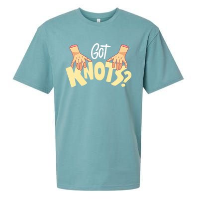 Got Knots Massage Therapist Reflexologist Therapeutic Sueded Cloud Jersey T-Shirt