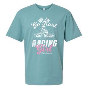 Go Kart Racing Gift Funny Sarcastic Design Gift Sueded Cloud Jersey T-Shirt