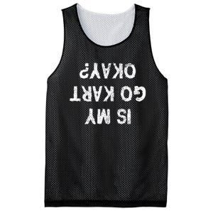 Go Kart Racing Mesh Reversible Basketball Jersey Tank