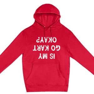 Go Kart Racing Premium Pullover Hoodie