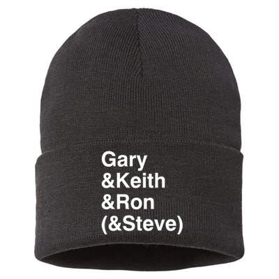 Gary Keith Ron Steve Sustainable Knit Beanie