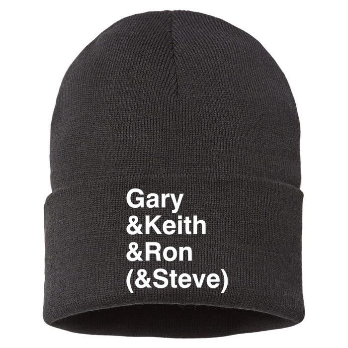 Gary Keith Ron Steve Sustainable Knit Beanie