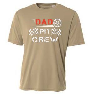 Go Kart Racing Track Dad Pit Crew Kart Racer Daddy Racing Cooling Performance Crew T-Shirt