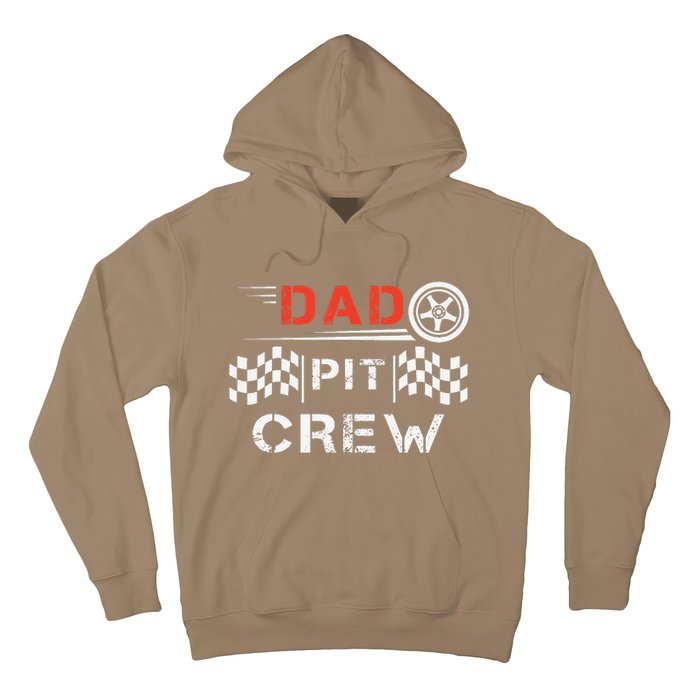 Go Kart Racing Track Dad Pit Crew Kart Racer Daddy Racing Hoodie